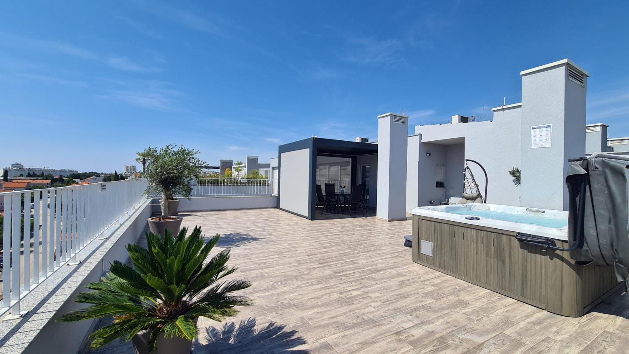 Zadar Sunset Penthouse With Spectacular View And Jacuzzi Apartment Екстериор снимка